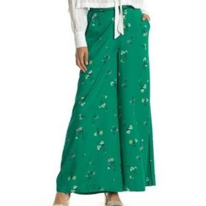 Free People Printed Wide Leg Palazzo Pants NWOT